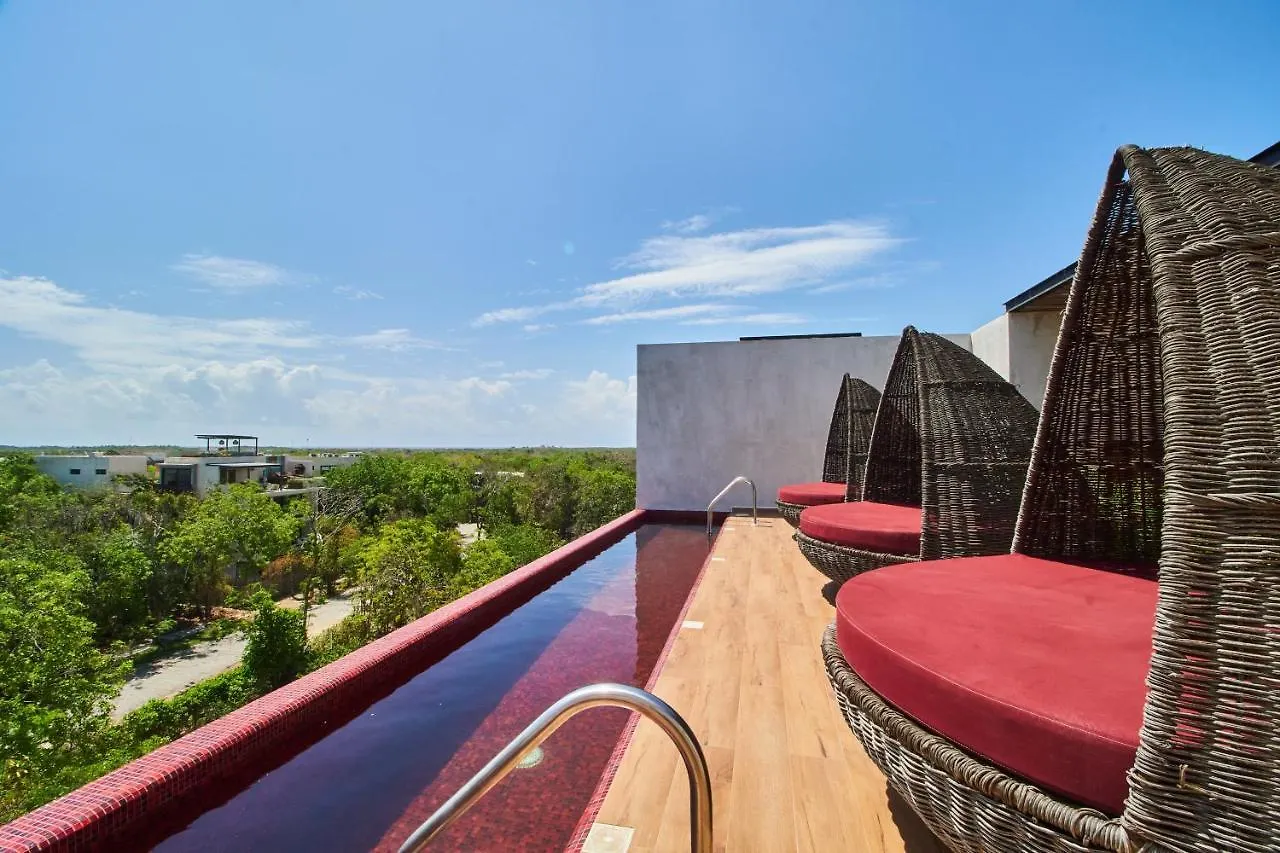 Elegant Trendy Apartment In Tulum With Infinity Pool, Breathtaking Jungle View & Bottle Of Wine Per Stay location